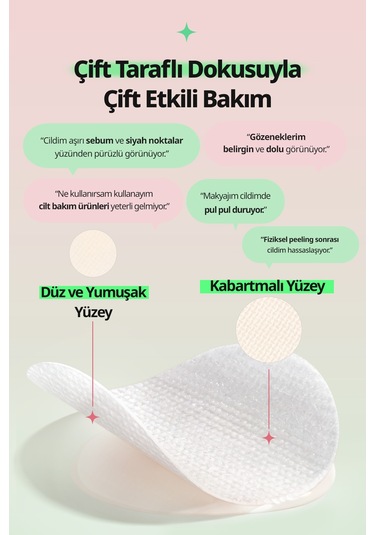 İncir Asidi İçeren Cilt Bakım Pedi 25 Adet Goodal Fig Acid Peptide Glow Skin Booster Pad