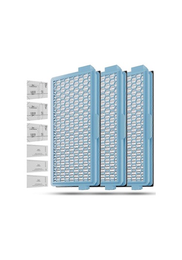 Miele Kompakt C1-c2 Elektrikli Süpürge Parçası İçin 3x Hepa Filtresi