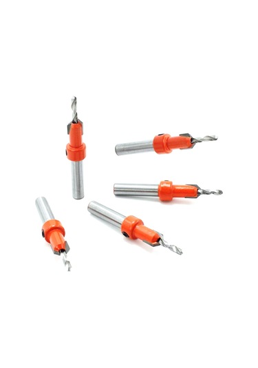 Hallow Havşa Matkap Ucu Ağaç İşleme Vidalar Pah Ahşap 5 Adet