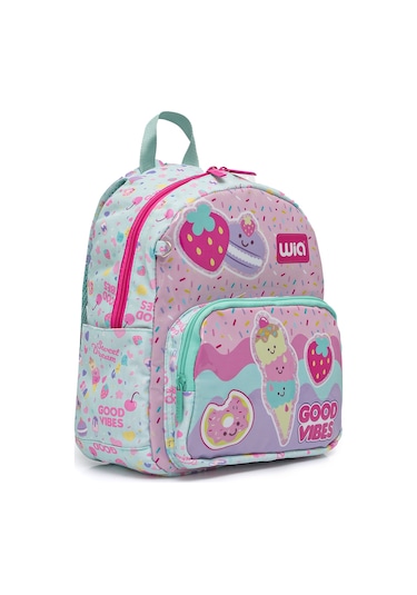 Wia Ice Cream Kız Çocuk Anaokul Çantası Su Yeşili - Pembe