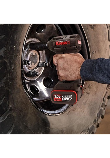 Kress KH275.91 20V 500NM Kömürsüz Profesyonel Şarjlı Somun Sıkma Makinesi