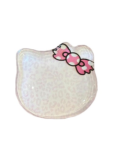 E2m Pop Socket Telefon Tutucu Benekli Kedi Pembe Pembe