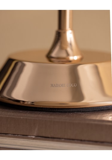 Madame Coco Bernelle Dokunmatik Abajur - Gold 8684427117484 Sarı