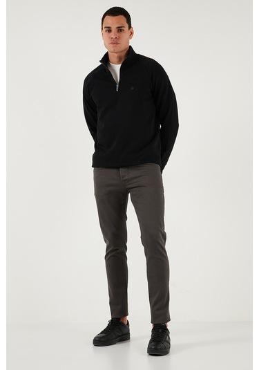 Buratti Streç Pamuklu Slim Fit Normal Bel Dar Paça Jeans Erkek Kot Pantolon 1115C24Napoli Füme Buratti Streç Pamuklu Slim Fit Normal Bel Dar Paça Jeans Erkek Kot Pantolon 1115C24Napoli Füme