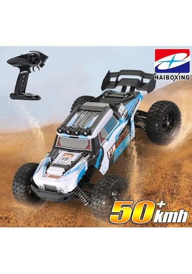 Haıboxıng Rc 1/12 901 Firebolt 50+ Km/h Sürat Uzaktan Kumandalı Rc Model Araba Rtr Elektrikli 4wd Offroad Truck Mavi