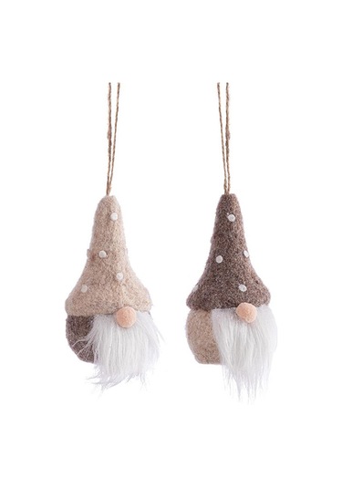 Yılbaşı Süsü Jimmie Noel Baba 2li H12,5cm