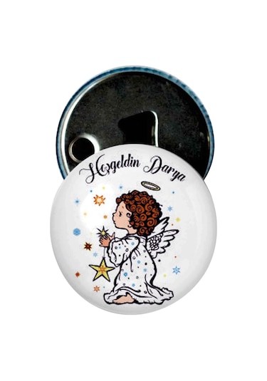 Famous Bebek Şekeri Magnet Bebek Mevlüt Hediyelik Isimli Kapak Açacak  (434856291)