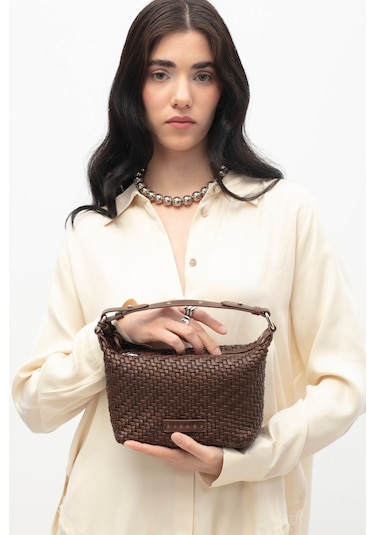 Sisley Kadın Kol Çantası Sly373 Kahve
