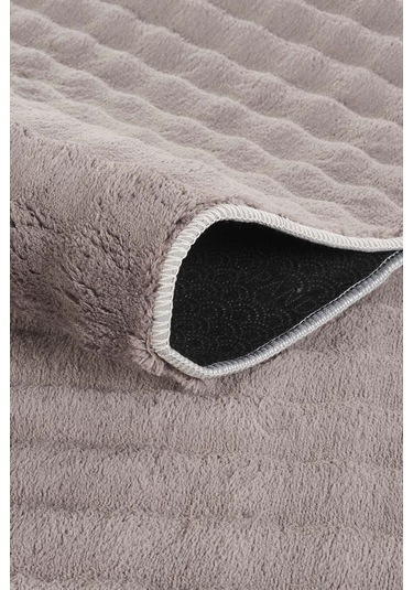 Bubble Puffy Post Peluş Halı Yolluk Kaymaz Taban Yıkanabilir Pofuduk Oturma Çocuk Odası Antrasit Antrasit