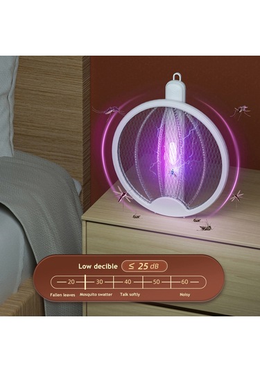 Dianziye Ev İçi Usb Şarjlı İki Fonksiyonlu Elektrikli Mus Musu Vurucusu Ve Mus Katili Lambası - Gezegen Modeli