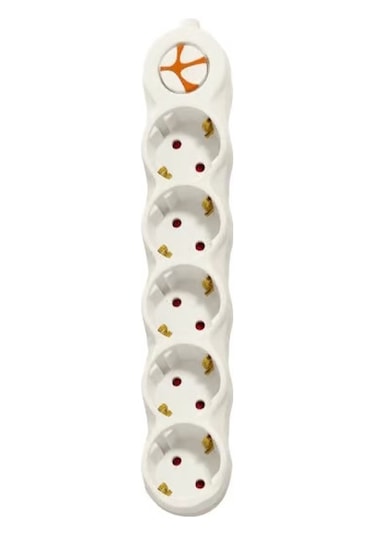 Tunçmatik Tsk19062 Powerstrip Beşli Anahtarlı 3 Metre Grup Priz