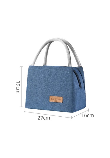 Yalıtımlı Öğle Yemeği Çantası, Flamingo Yalıtımlı Tote Çanta, Geniş Ağızlı Yalıtımlı Soğutucu Çanta, Su Geçirmez Ve Sızdırmaz, Yetişkinler, Çocuklar, Piknik, Çalışma Mavi S Çok Renkli