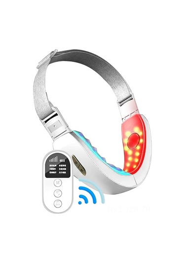 Domary Elektrikli Masaj Aleti V-yüz Şekillendirme Yüz Led'leri Akıllı Yüz Germe Aleti 6 Mod Ayarlanabilir Kemeri V-hattı Yukarı Kaldırma Kemeri Kırmızı Mavi Led'ler Foton Terapisi Uzaktan Kumanda İle Çok Renkli Domary Elektrikli Masaj Aleti V-yüz Şekillendirme Yüz Led'leri Akıllı Yüz Germe Aleti 6 Mod Ayarlanabilir Kemeri V-hattı Yukarı Kaldırma Kemeri Kırmızı Mavi Led'ler Foton Terapisi Uzaktan Kumanda İle Çok Renkli