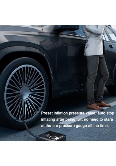 Mufunye Mini Hava Pompası 150psı Kablosuz Hava Kompresörü Elektrikli Lastik Şişirme Makinesi Taşınabilir Güç 219