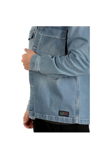 Lee Cooper Karela Erkek Jean Gömlek Heımdall Blue Lıght-16618-heımdall Blue Lıght Mavi
