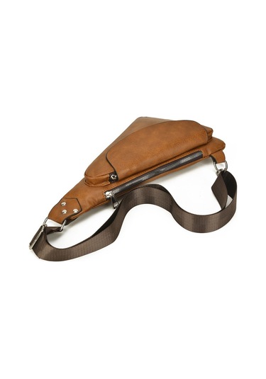 Erkekler İçin Şık Ve Pratik Göğüs Çantası - Hafif Ve Konforlu Günlük Sırt Çantası Modelleri Kahverengi