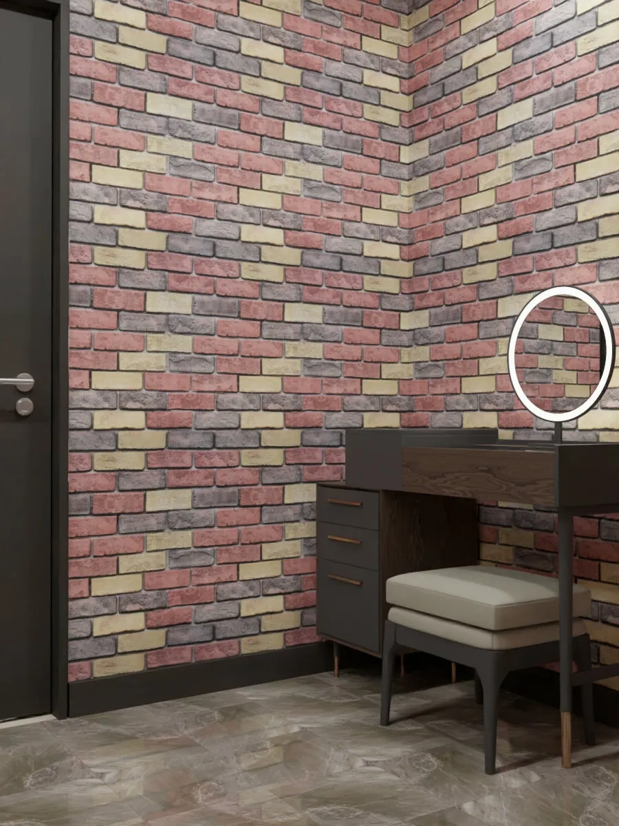 Steindorf Kendinden Yapışkanlı Duvar Kağıtları Pvc 50x280 Cm Tuğla 307427201