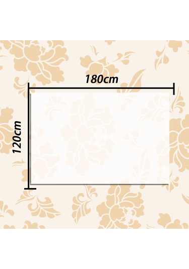 Springsun 1.2x1.8m Pencereler İçin Sinema Projektörü Perdesi - Kirpiksiz Kumaş, İki Yönlü Projeksiyon, Bantlı Taşınabilir Noel/paskalya Dekorasyonu