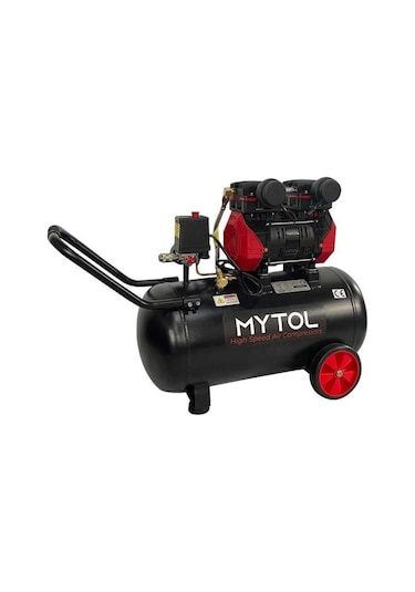 Mytol MY0501 1.5 Hp Sessiz Yüksek Hızlı Kompresör + 5 Parça Setli 50 L