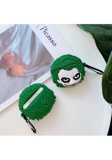 Iphone 1/2. Nesil Uyumlu Koruyucu Bluetooth Kulaklık Kılıfı Joker Figürlü Joker Airpods 1/2. Nesil
