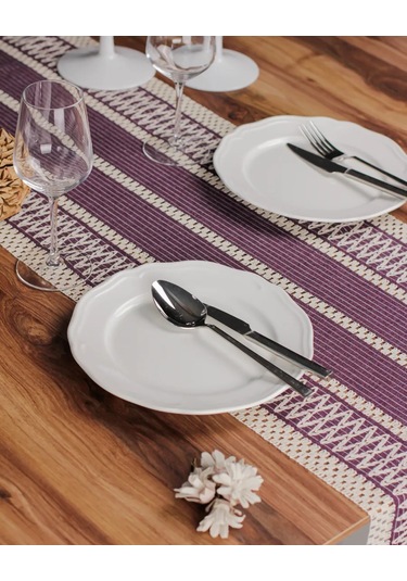 Dolce Casa Masa İçin Dekoratif Yastık Örtü, 35x145 316926051 Leylak