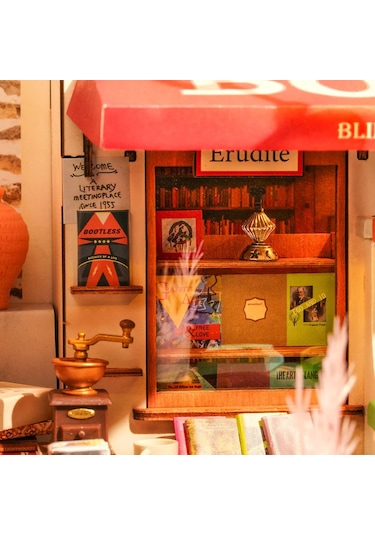 Rolife Corner Bookstore - Kendin Yap Minyatür Maket