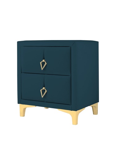 Harmony Gold Komodin, İki Çekmeceli Mavi