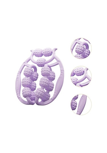 Pazly Uyluk Silindir Mor Masaj Aleti 360 Derece Bacak Egzersiz Homyl Vl Mor