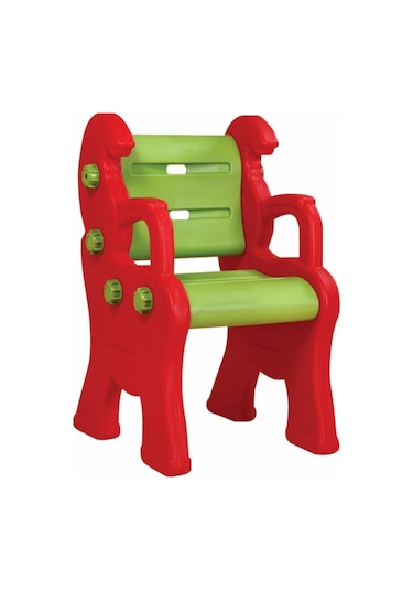 King Kids Kral Sandalye Kırmızı - Yeşil