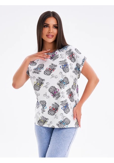 Insolito Raglan Kısa Kollu Şık Bluz 388445101 Beyaz