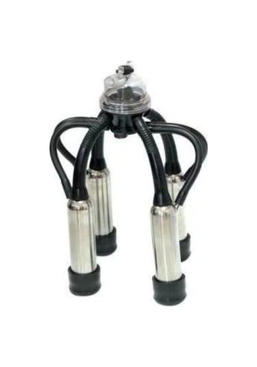 Memelik Komple Kauçuk 160cc Krom Süt Sağım