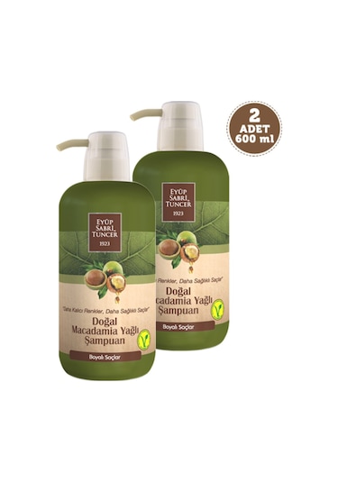 Eyüp Sabri Tuncer Doğal Macadamia Yağlı Şampuan 2 x 600 ML