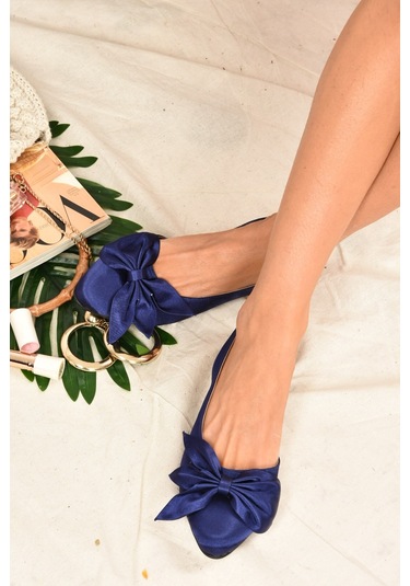 Lacivert Kumaş Kadın Babet H726809004 Lacivert