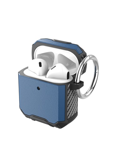 Kablosuz Kulaklık Tpu + Pc Darbeye Dayanıklı Kılıf Airpods Uyumlu 1/2 Pembe İçin Kancalı Pembe