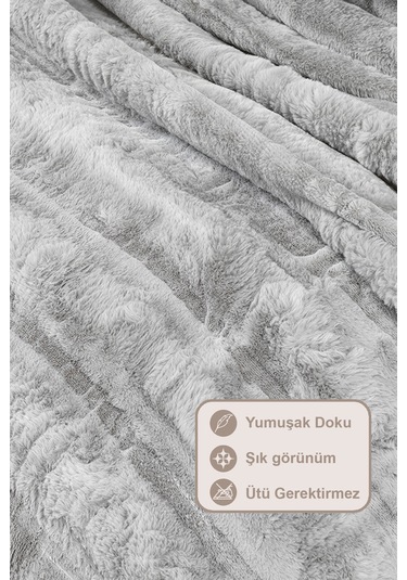 Elart Marsel Comfort Uyku Seti 220x240 Cm Gri Gri