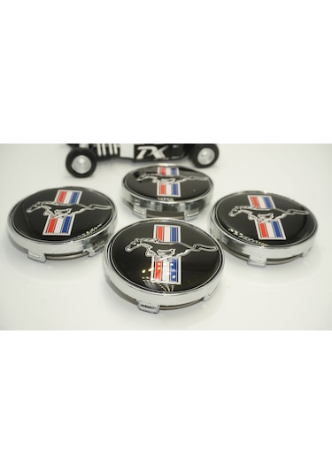 Dk Tuning Mustang Koşan At Jant Göbeği Kapak Seti 60mm