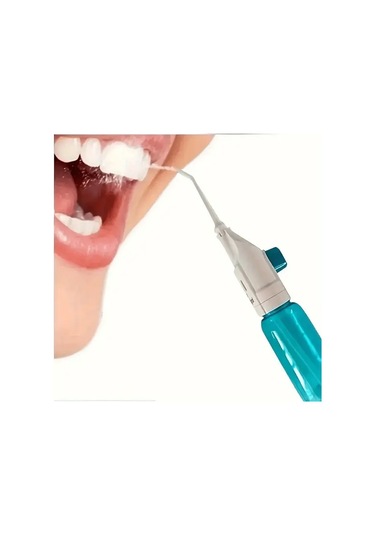 Willowhaven Göl Mavi Manuel Yüksek Basınçlı Oral Diş İpi - Portatif Ergonomik Diş Şırıngası