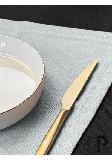 Açık Gri Kumaş Peçete Daily Serisi Kadife Görünümlü Açık Gri