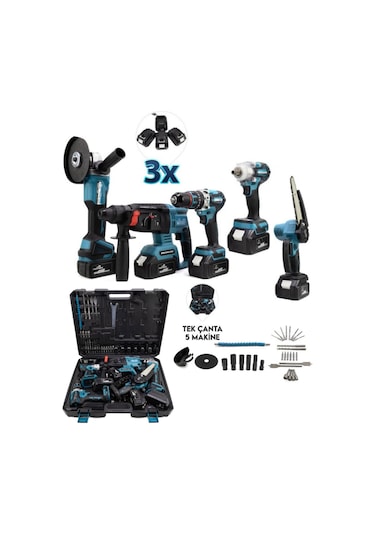 Branzeg BRZ6S100 6'lı Şarjlı Matkap Seti