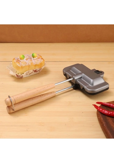 Hot Dog Tost Makinesi Sandviç Makinesi Yapışmaz Alüminyum Alaşımlı Waffle Black Amerika Birleşik Devletleri