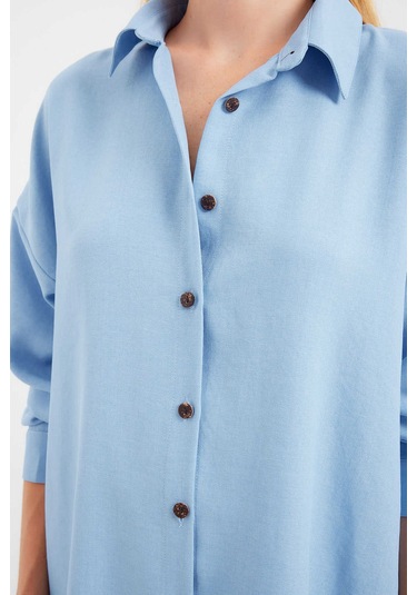 Gabria Keten Ön Düğmeli Takım mavi