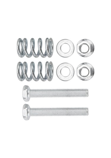 Wezone Araç Egzos Tamir Seti Çelik M8 Çiviler Yaylı Somun Paslanmaz Montaj Kolu 8 Parça