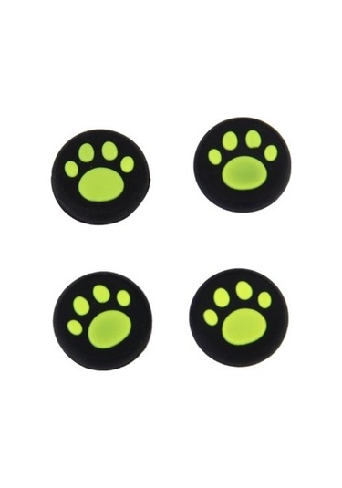 Microsoft Xbox One Analog Koruyucu Silikon Pad-Yeşil Pati