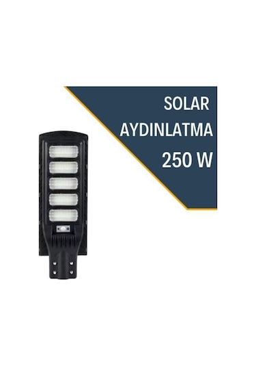 Lexron 250 W Güneş Panelli Led Solar Aydınlatma Armatürü
