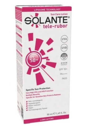 Solante Tele-Rubor Güneş  Losyonu SPF50+ 50 ML