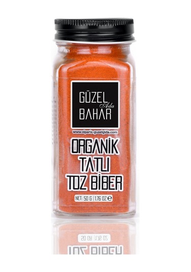 Güzel Ada Gıda Organik Tuzluklu Tatlı Toz Biber 50 G