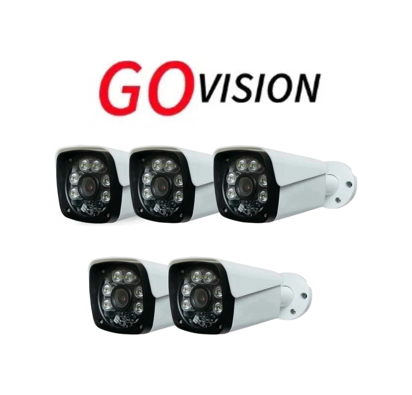 5 Adet 5mp 3.6mm Ahd Bullet Kamera