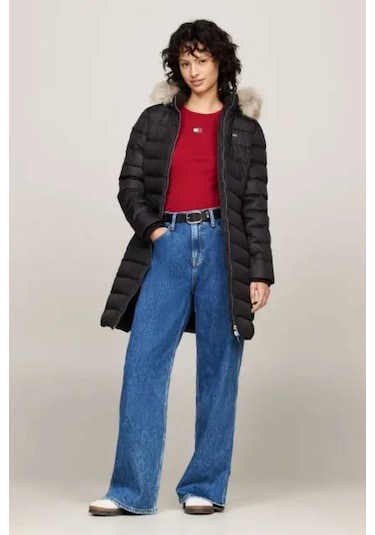 Tommy Jeans Kadın Mont-dw0dw18864 Siyah