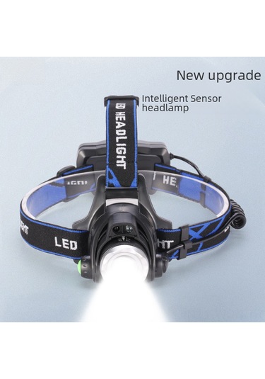 Neevoyu Uzaktan Aydınlatma 200-500m Sulu Orman Kullanıma Uygun T6 Led Şarjlı Baş Feneri 2 Pil + Şarj Kablosu