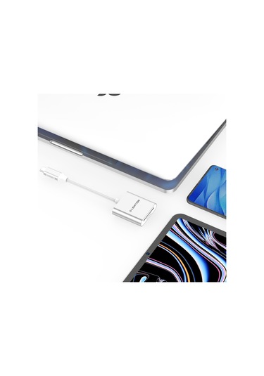 Lention SD / Micro Çift SD Kart Eşzamanlı Okuyucu Adaptörü  - Gümüş